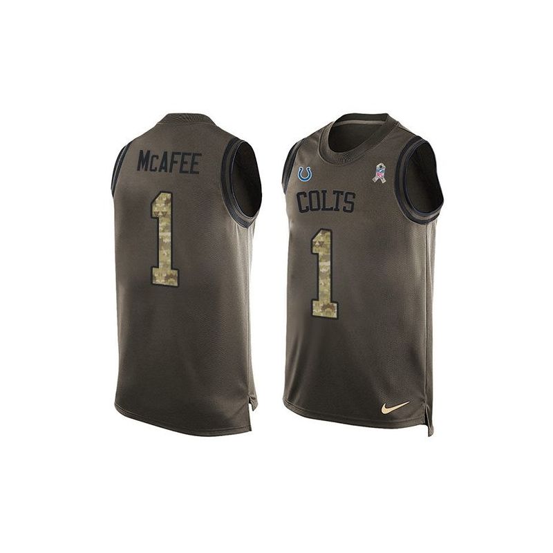 Cheap Pat Mcafee Colts Tank Top From China Olive Salute To Service #1