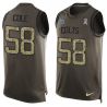 Cheap Trent Cole Colts Tank Top From China Olive Salute To Service #58