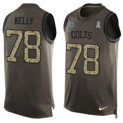 Cheap Ryan Kelly Colts Tank Top From China Olive Salute To Service #78