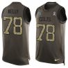 Cheap Ryan Kelly Colts Tank Top From China Olive Salute To Service #78