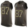 Cheap Reggie Wayne Colts Tank Top From China Olive Salute To Service #87