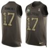 Cheap Ryan Tannehill Dolphins Tank Top From China Olive Salute To Service #17