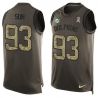 Cheap Ndamukong Suh Dolphins Tank Top From China Olive Salute To Service #93