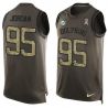 Cheap Dion Jordan Dolphins Tank Top From China Olive Salute To Service #95