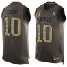 Cheap Brandin Cooks Saints Tank Top From China Olive Salute To Service #10