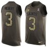 Cheap Bobby Hebert Saints Tank Top From China Olive Salute To Service #3