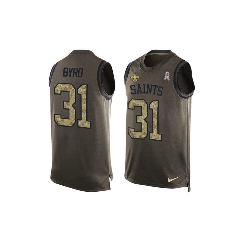 Cheap Jairus Byrd Saints Tank Top From China Olive Salute To Service #31