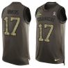 Cheap Philip Rivers Chargers Tank Top From China Olive Salute To Service #17