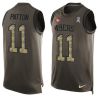 Cheap Quinton Patton 49ers Tank Top From China Olive Salute To Service #11