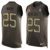 Cheap Jimmie Ward 49ers Tank Top From China Olive Salute To Service #25
