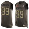 Cheap DeForest Buckner 49ers Tank Top From China Olive Salute To Service #99