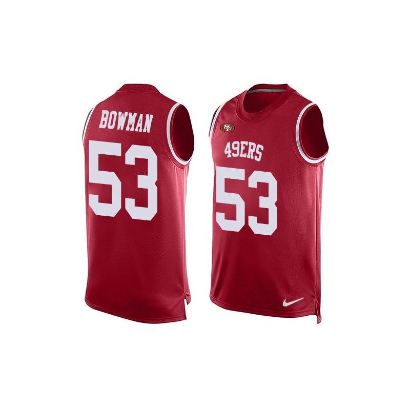 Cheap Navorro Bowman 49ers Tank Top From China #53