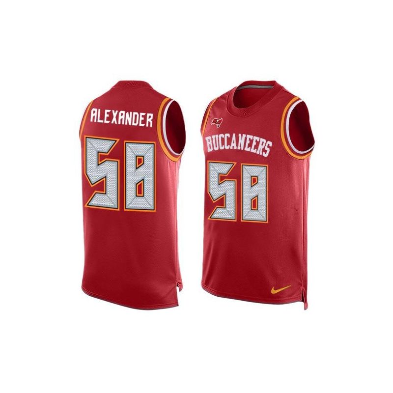 Cheap Kwon Alexander Buccaneers Tank Top From China #58