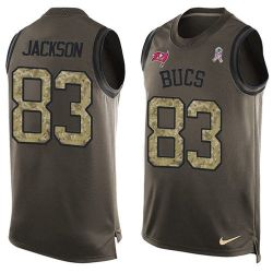 Cheap Vincent Jackson Buccaneers Tank Top From China Olive Salute To Service #83