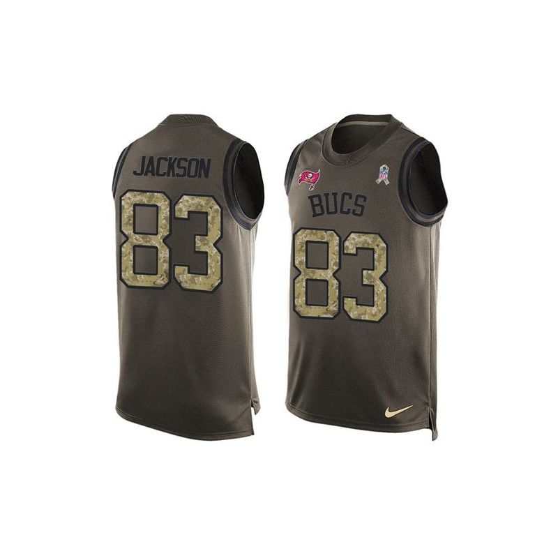 Cheap Vincent Jackson Buccaneers Tank Top From China Olive Salute To Service #83