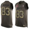 Cheap Vincent Jackson Buccaneers Tank Top From China Olive Salute To Service #83