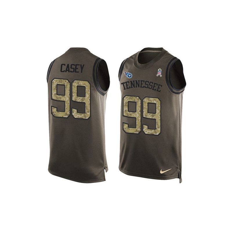 Cheap Jurrell Casey Titans Tank Top From China Olive Salute To Service #99