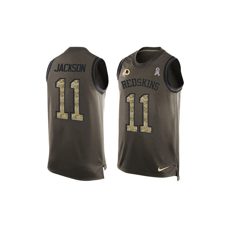 Cheap DeSean Jackson Redskins Tank Top From China Olive Salute To Service #11