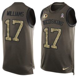 Cheap Doug Williams Redskins Tank Top From China Olive Salute To Service #17