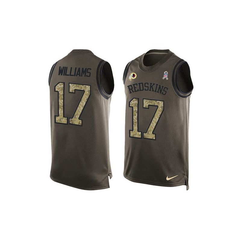 Cheap Doug Williams Redskins Tank Top From China Olive Salute To Service #17