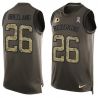 Cheap Bashaud Breeland Redskins Tank Top From China Olive Salute To Service #26