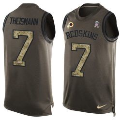 Cheap Joe Theismann Redskins Tank Top From China Olive Salute To Service #7