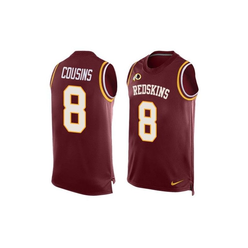 Cheap Kirk Cousins Redskins Tank Top From China #8
