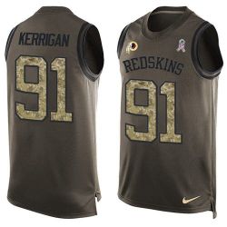 Cheap Ryan Kerrigan Redskins Tank Top From China Olive Salute To Service #91