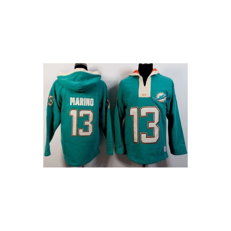 Cheap Dan Marino Dolphins Hoodie From China Green I #13