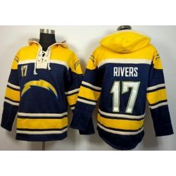 Cheap Philip Rivers Chargers Hoodie From China Yellow-Blue I #17