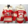 Cheap Patrick Willis 49ers Hoodie From China Cream-Red I #52