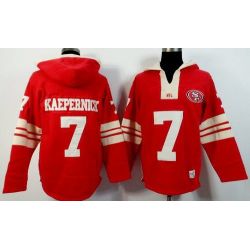 Cheap Colin Kaepernick 49ers Hoodie From China Red I #7