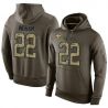 Cheap Mark Ingram Saints Hoodie From China Olive Salute To Service #22