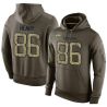 Cheap Hunter Henry Chargers Hoodie From China Olive Salute To Service #86