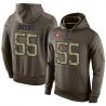 Cheap Ahmad Brooks 49ers Hoodie From China Olive Salute To Service #55