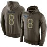 Cheap Marcus Mariota Titans Hoodie From China Olive Salute To Service #8