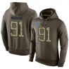 Cheap Derrick Morgan Titans Hoodie From China Olive Salute To Service #91