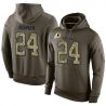 Cheap Josh Norman Redskins Hoodie From China Olive Salute To Service #24
