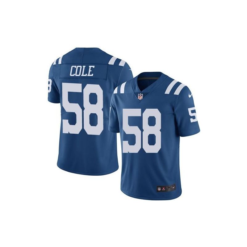 Cheap Trent Cole Colts Jersey From China Color Rush Legend #58 Cheap Trent Cole Colts Jersey From China Color Rush Legend #58