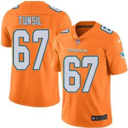 Cheap Laremy Tunsil Dolphins Jersey From China Color Rush Legend #67