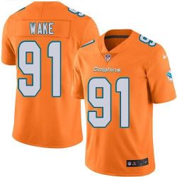 Cheap Cameron Wake Dolphins Jersey From China Color Rush Legend #91