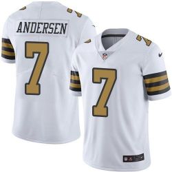 Cheap Morten Andersen Saints Jersey From China Color Rush Legend #7