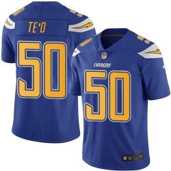 Cheap Manti TEO Chargers Jersey From China Color Rush Legend #50