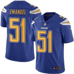 Cheap Kyle Emanuel Chargers Jersey From China Color Rush Legend #51