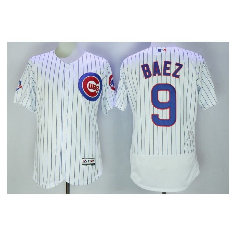 Cheap Javier Baez Cubs Jersey From China Blue/White/Gray 2016 Flexbase/Game Style in Men Youth Women Size #9