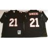 Cheap Deion Sanders Falcons Jersey #21 Black Throwback From China