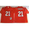 Cheap Deion Sanders Falcons Jersey #21 Red Throwback From China