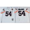 Cheap Brian Urlacher Bears Jersey #54 White Throwback with Bear Patch From China