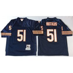 Cheap Dick Butkus Bears Jersey #51 Navy From China