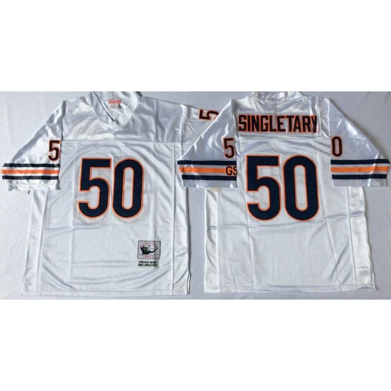 Cheap Mike Singletary Bears Jersey #50 White Throwback From China Cheap Mike Singletary Bears Jersey #50 White Throwback From China